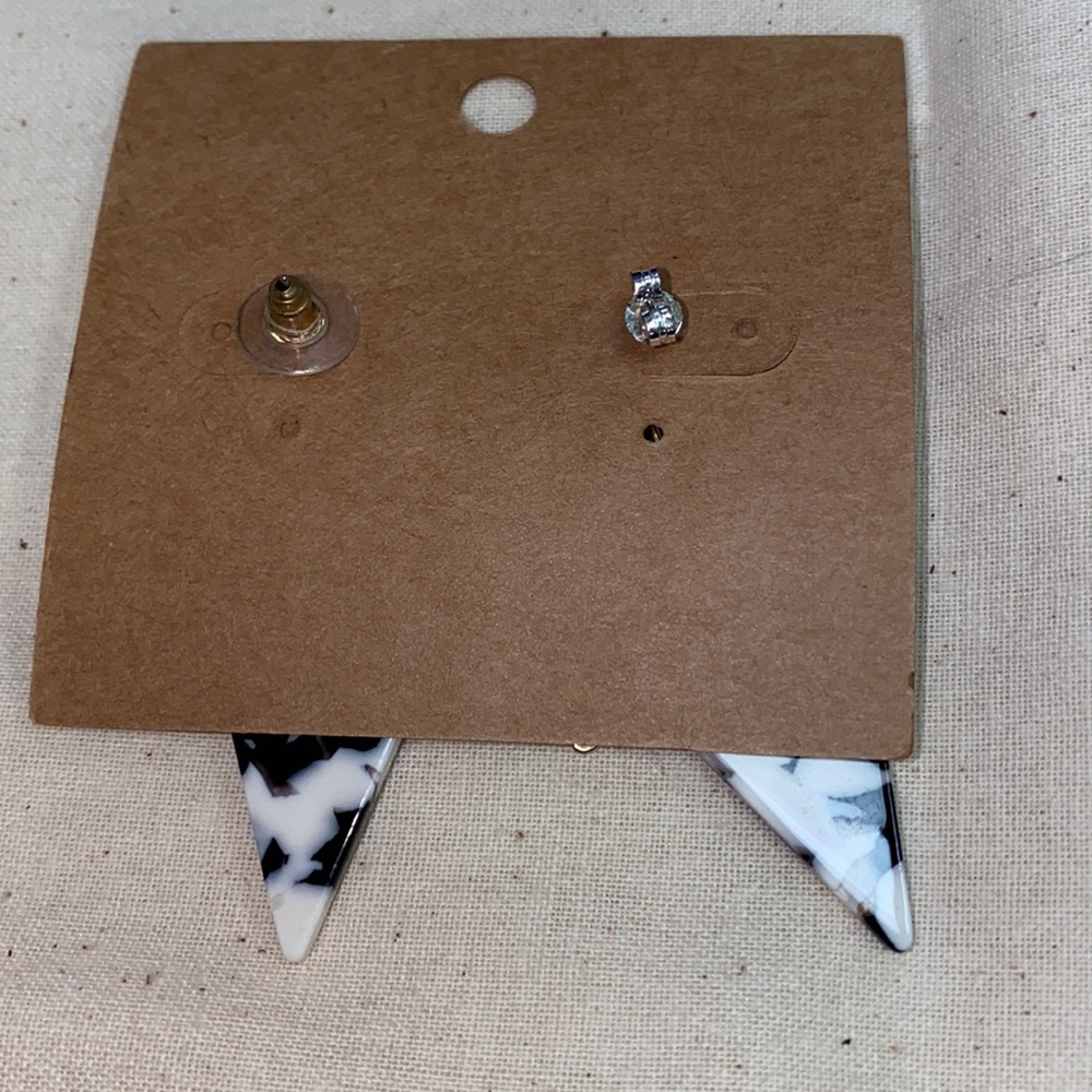 Triangle Earrings - Picture 3 of 3